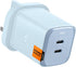 65W Dual USB C 2 Ports Wall Charger