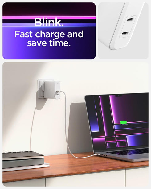 140W Dual USB C Wall Charger