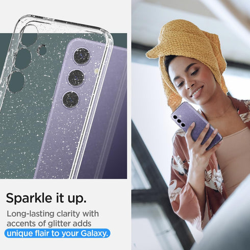 Galaxy S24 Liquid Crystal Glitter